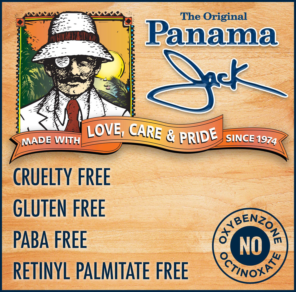 Panama Jack Amplifier Suntan Oil – SPF 0, Light Exotic-Oil Formula, 8 oz (Pack of 6)
