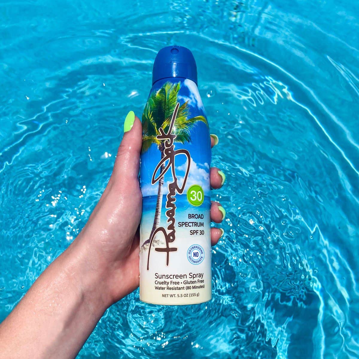 Panama Jack Continuous Spray Sunscreen SPF 30 – Broad Spectrum & Water-Resistant