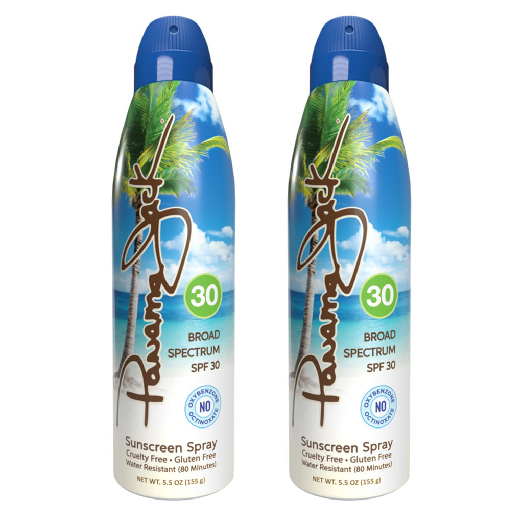 Panama Jack Continuous Spray Sunscreen SPF 30 – Broad Spectrum & Water-Resistant