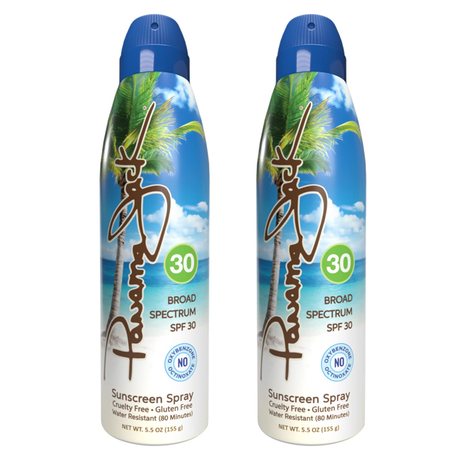 Panama Jack Continuous Spray Sunscreen SPF 30 – Broad Spectrum & Water-Resistant