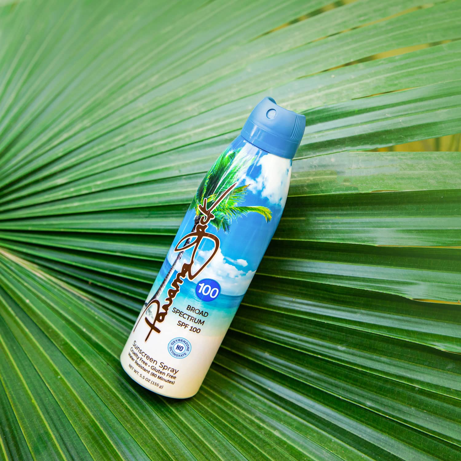 Panama Jack SPF 100 Continuous Spray Sunscreen – Broad Spectrum UVA/UVB, Reef-Friendly, Water Resistant 80 Minutes, 2-Pack