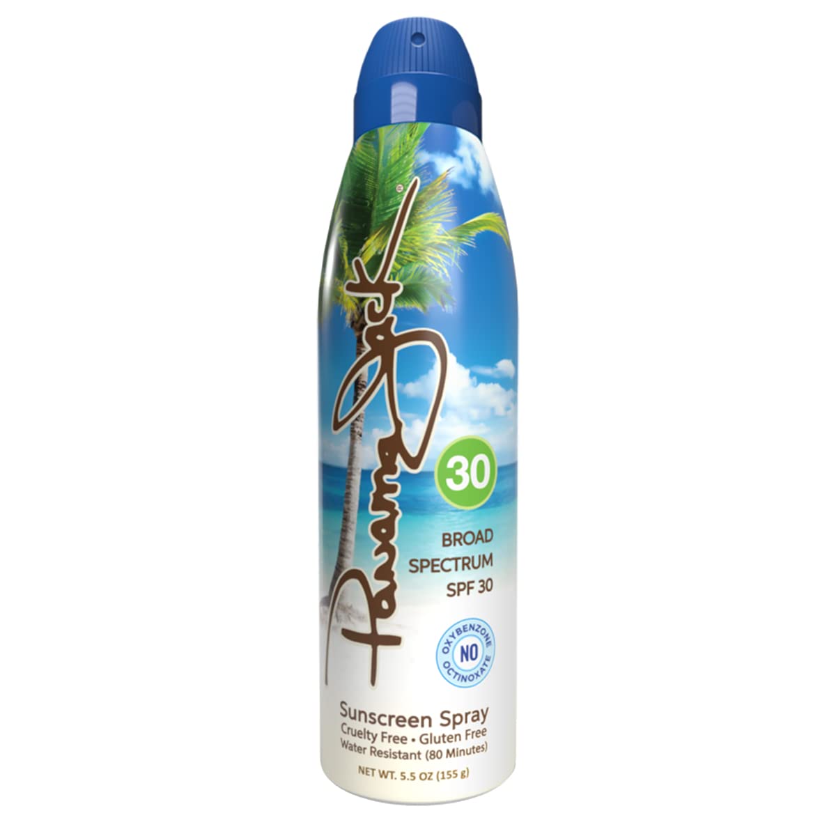 Panama Jack Continuous Spray Sunscreen SPF 30 – Broad Spectrum & Water-Resistant