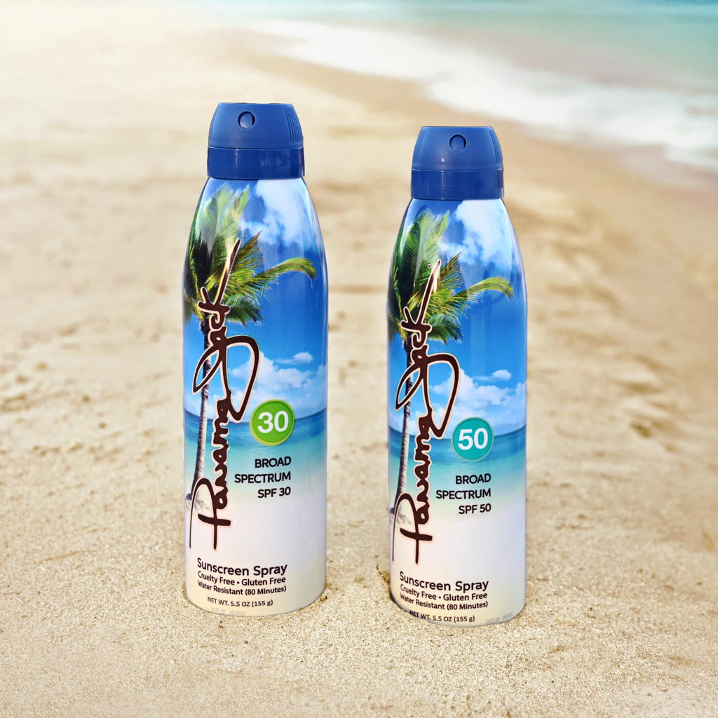 Panama Jack Explorer Duo — Travel Sunscreen Spray SPF 30 & SPF 50