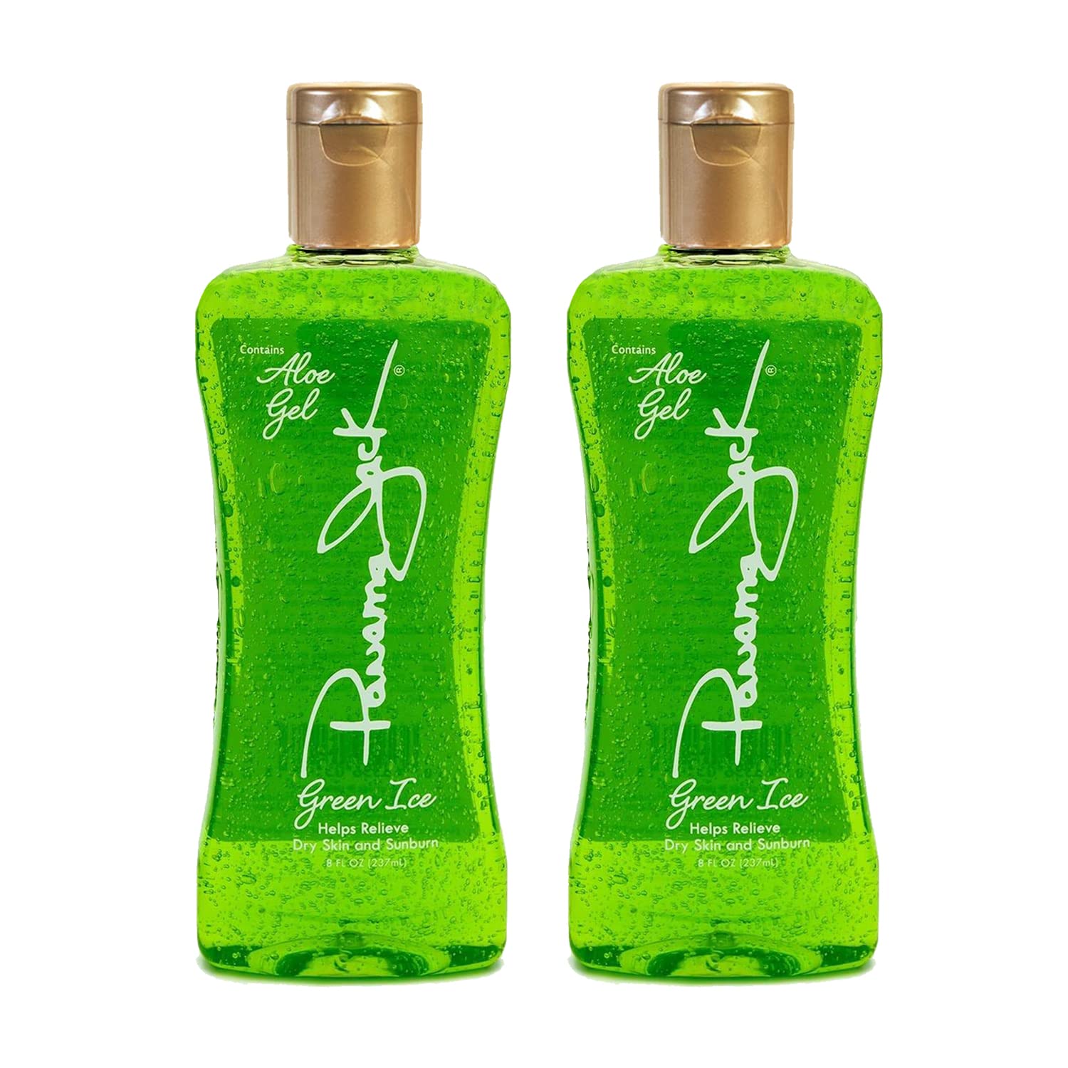 Panama Jack Green Ice Gel – Aloe Vera After Sun, No Alcohol, 8 fl oz