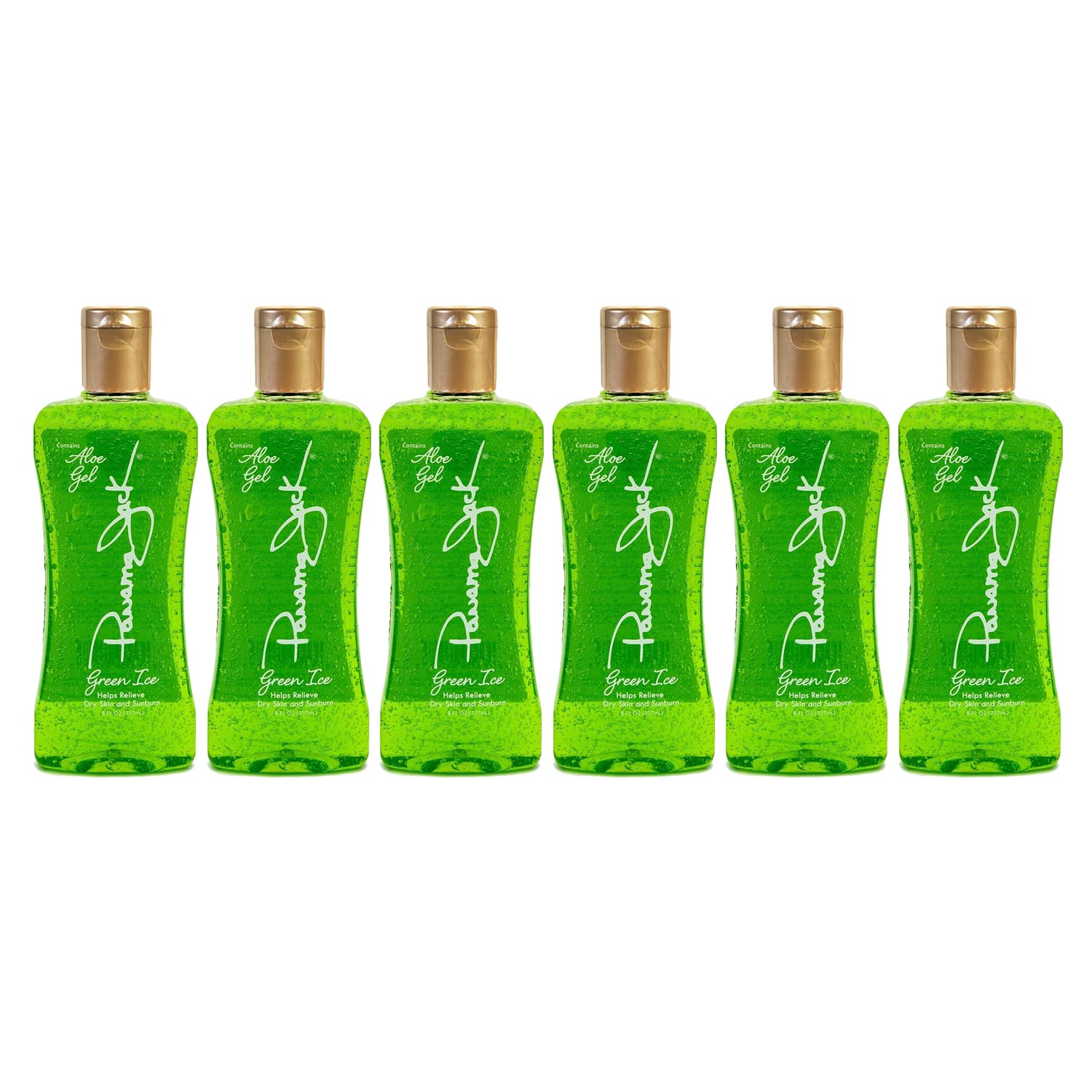 Panama Jack Green Ice Gel – Aloe Vera After Sun, No Alcohol, 8 fl oz