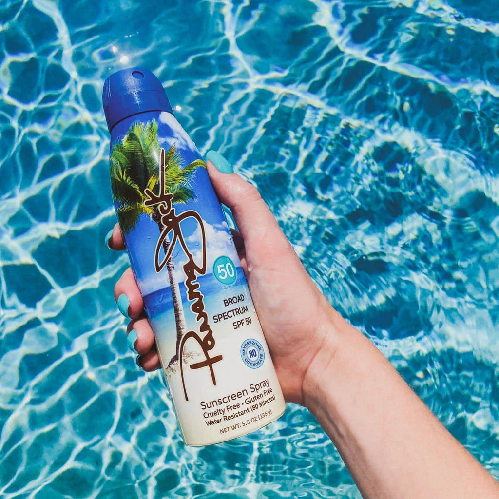 Panama Jack Continuous Spray Sunscreen SPF 50 – Broad Spectrum UVA/UVB, Water Resistant (80 min), 5.5 oz (Pack of 12)