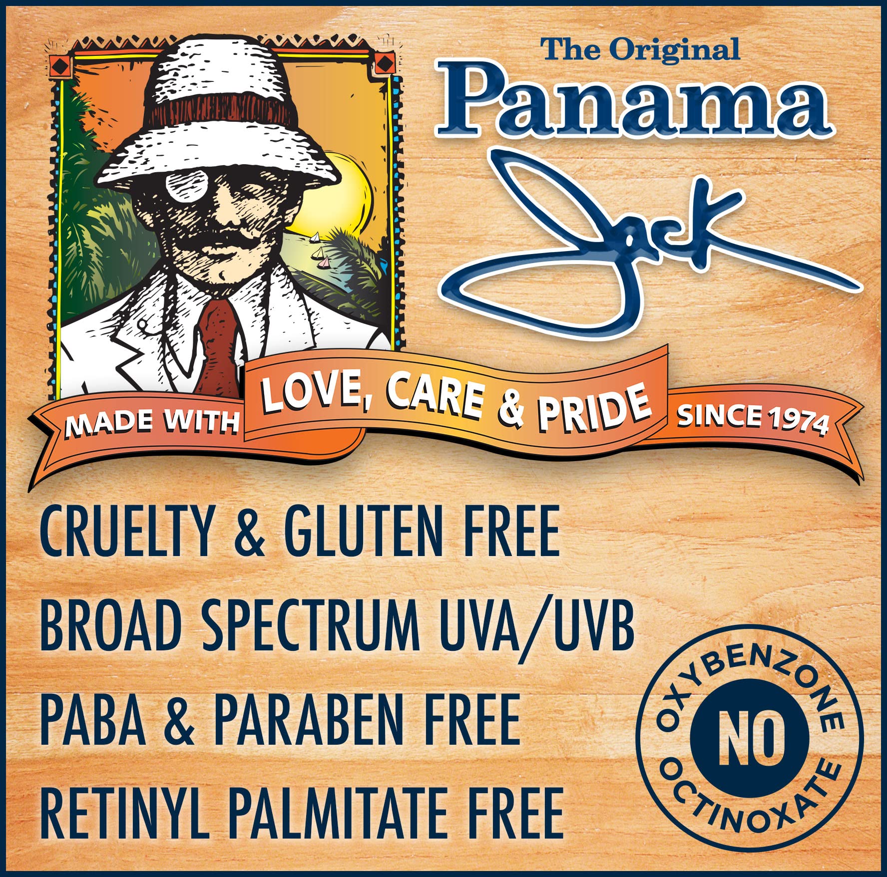 Panama Jack Sport Sunscreen Lotion SPF 30 – Non-Greasy Broad Spectrum, Reef Friendly, 3 oz (Pack of 6)