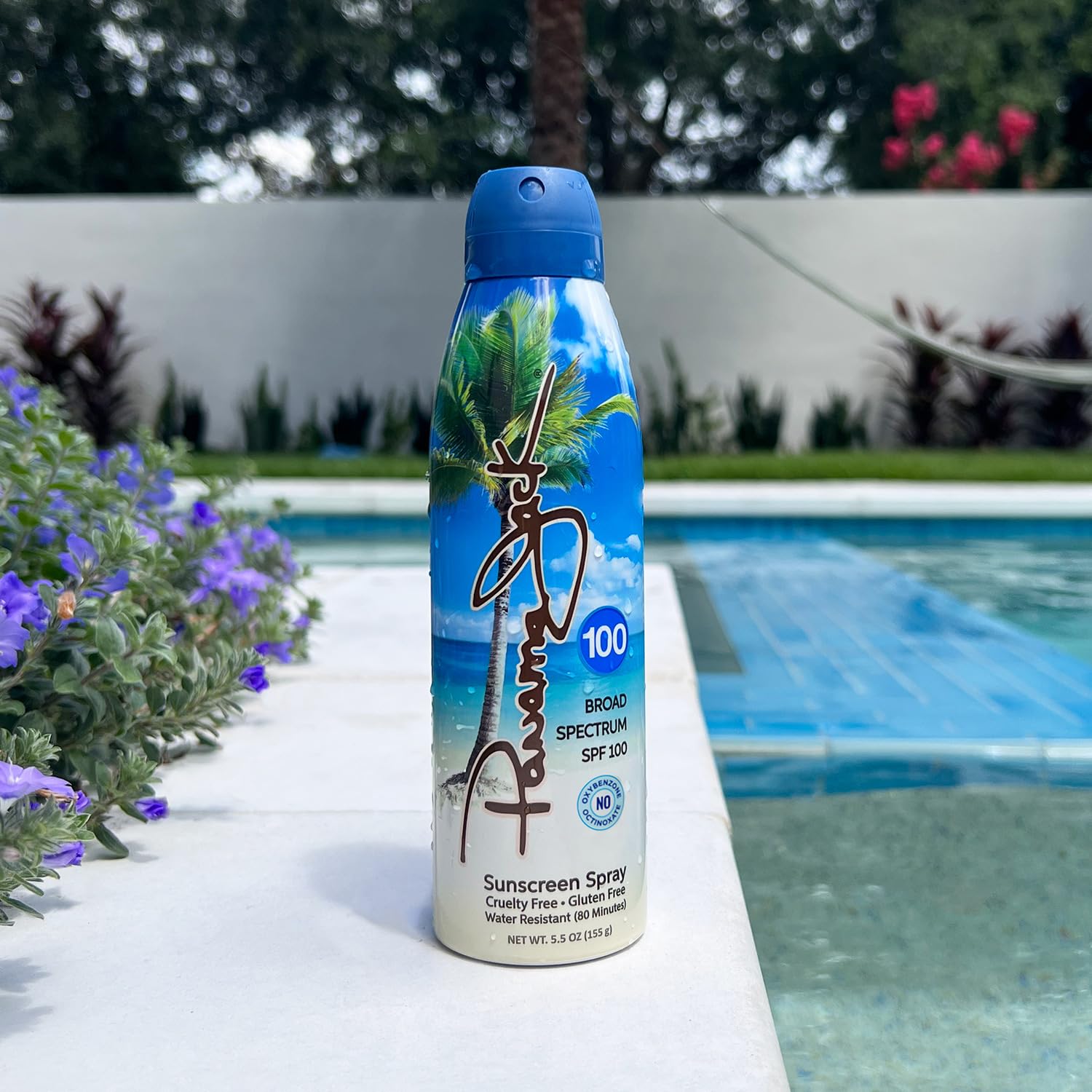 Panama Jack SPF 100 Continuous Spray Sunscreen – Broad Spectrum UVA/UVB, Reef-Friendly, Water Resistant 80 Minutes, 2-Pack