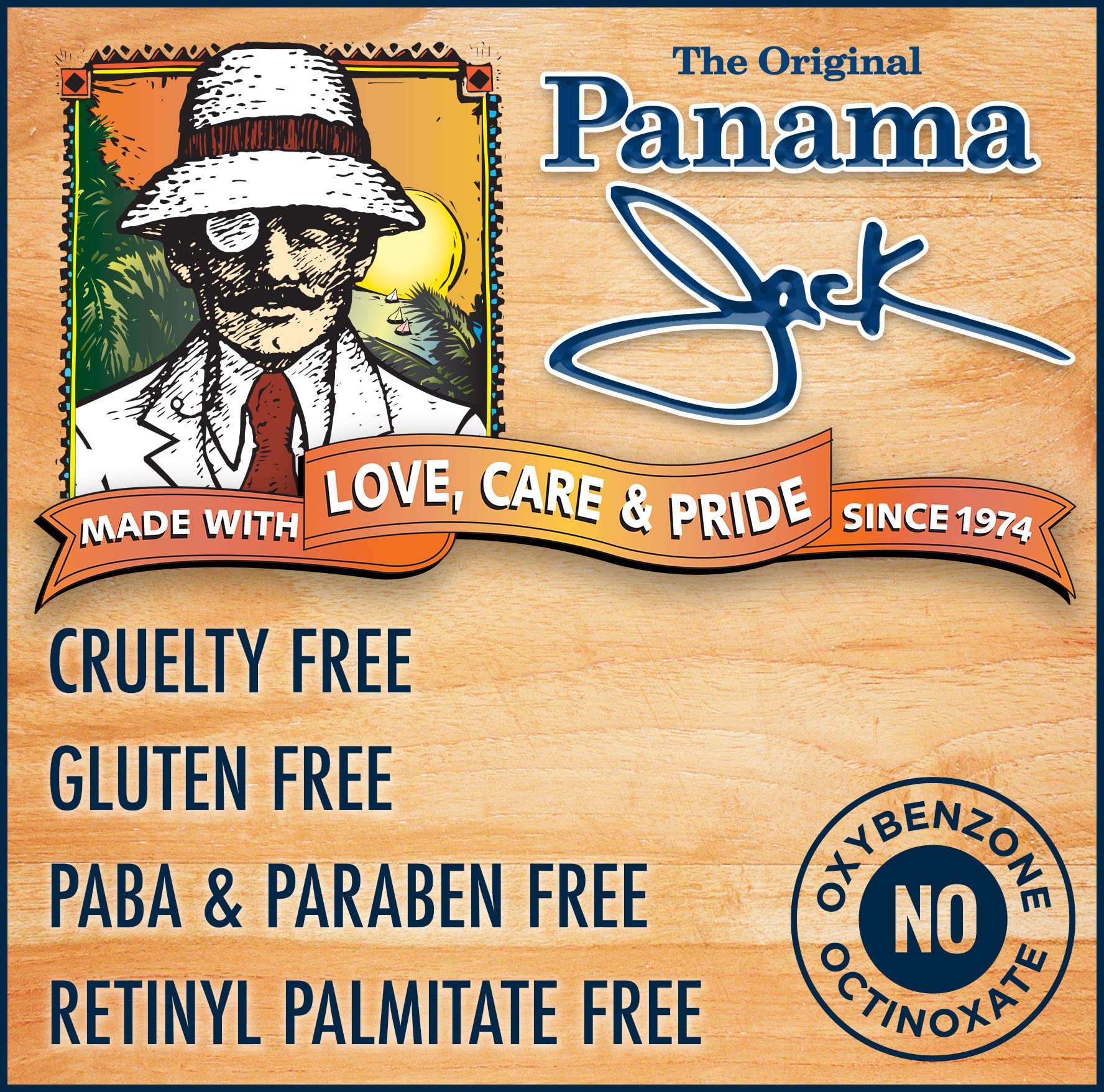 Panama Jack Sunscreen Tanning Lotion SPF 4 – Cruelty Free, Antioxidant Moisturizing (6 oz) Pack of 6