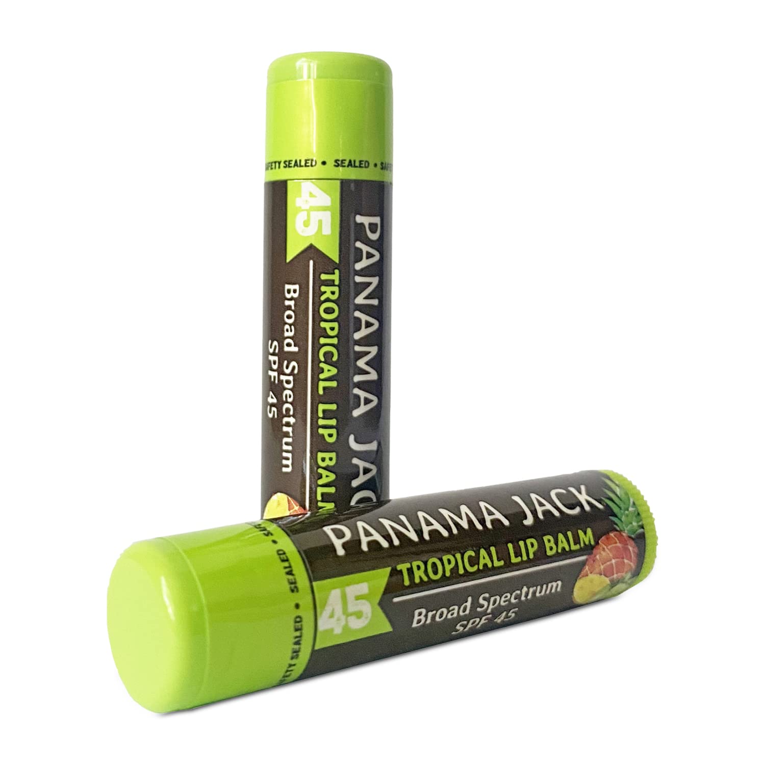 Panama Jack Sunscreen Lip Balm SPF 45 — Broad Spectrum Lip Protection (12-Pack)