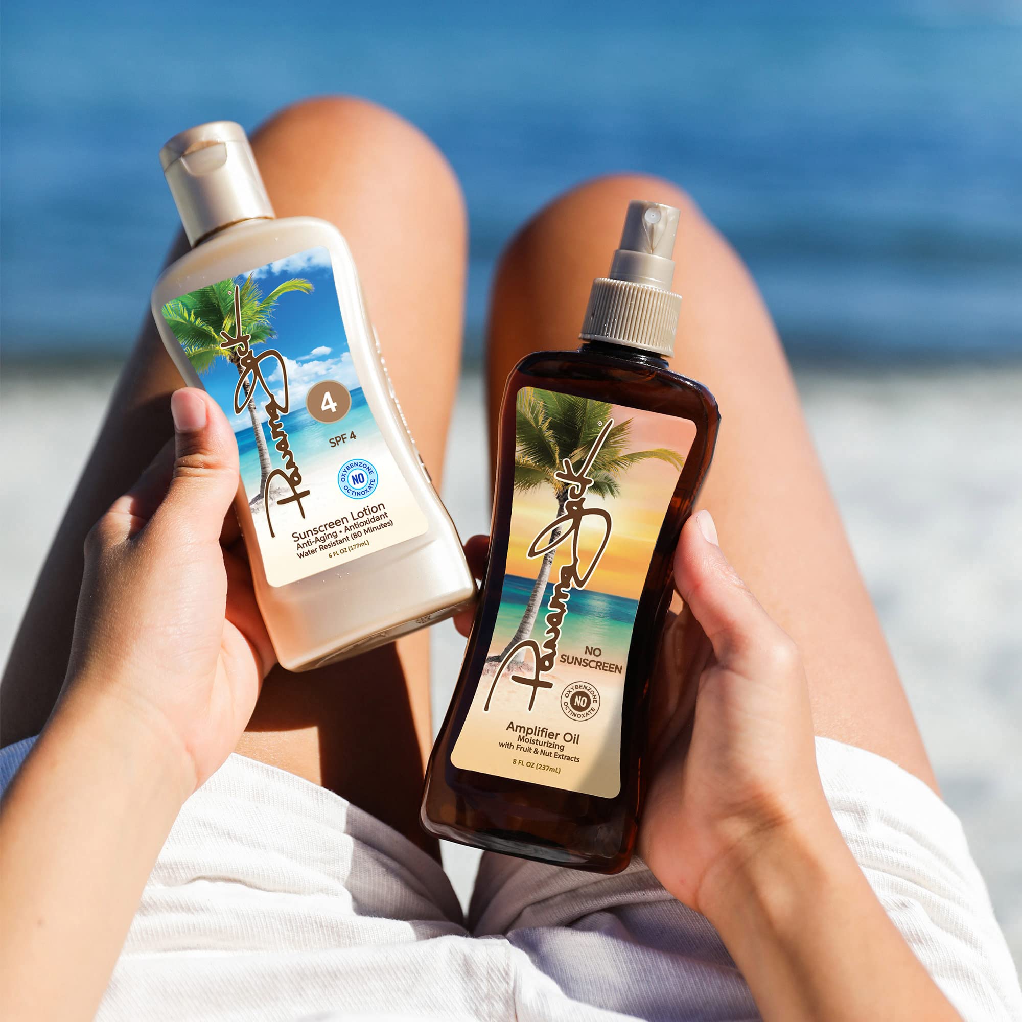 Panama Jack Sunscreen Tanning Lotion SPF 4 – Cruelty-Free 2-Pack (6 oz)