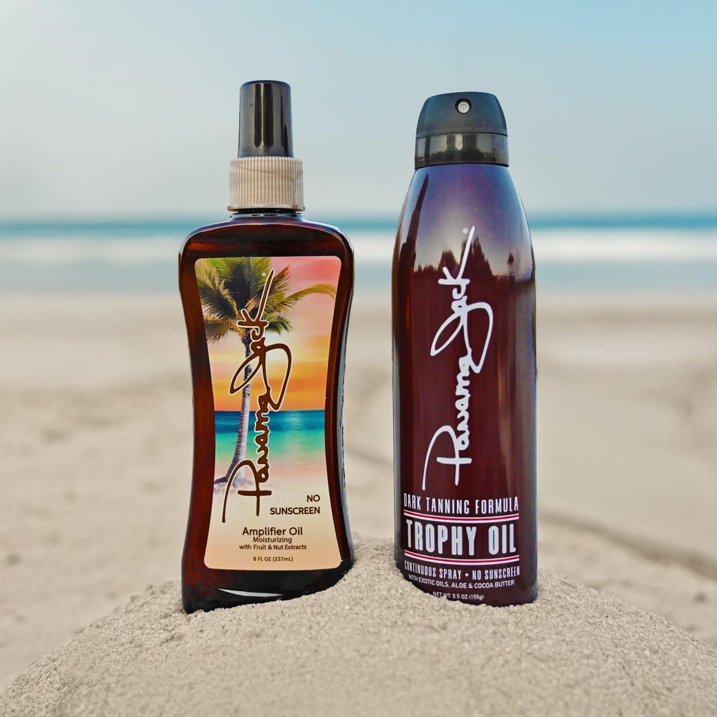 Panama Jack Trailblazer Set: Amplifier & Trophy Tanning Oils (SPF 0)