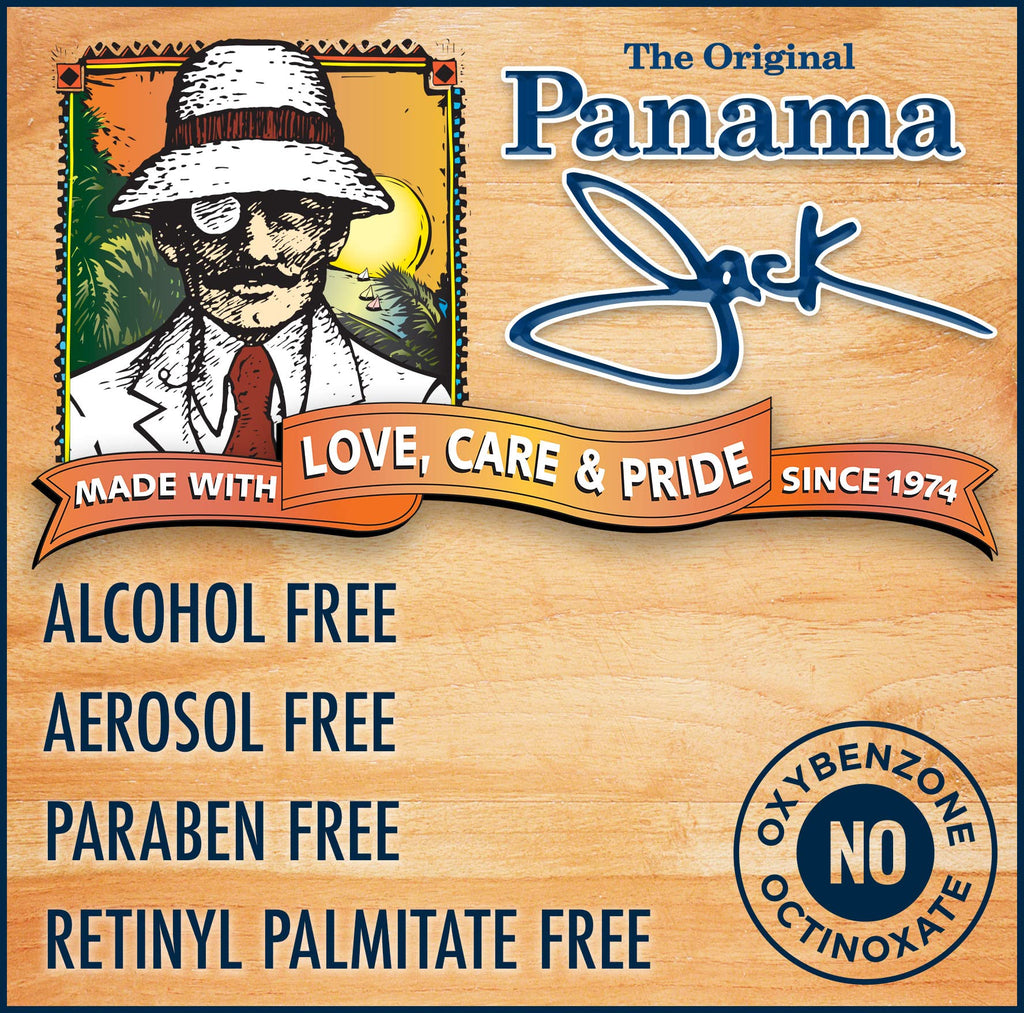 Panama Jack Trophy Suntan Oil – 0 SPF, Exotic Oils + Aloe & Cocoa Butter (Pack of 2)