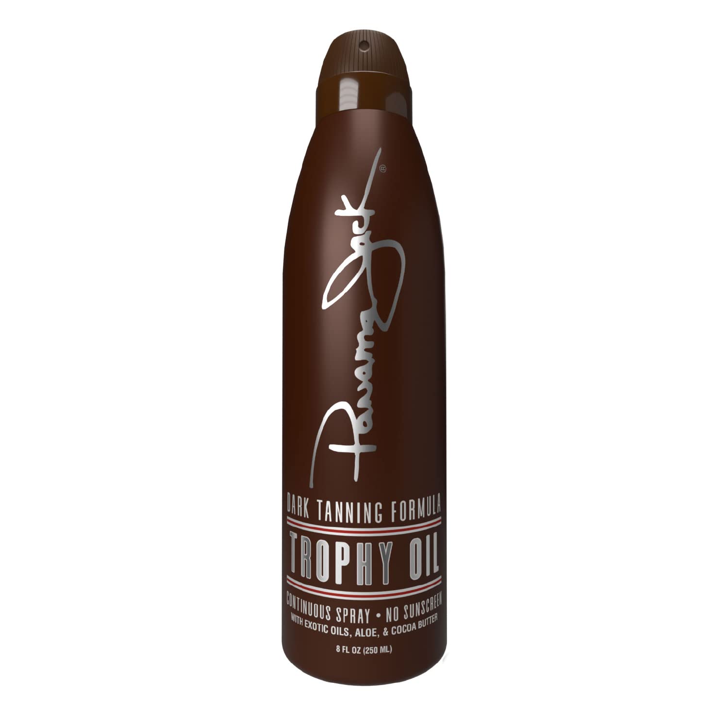 Panama Jack Trophy Suntan Oil – 0 SPF, Exotic Oils + Aloe & Cocoa Butter (Pack of 2)