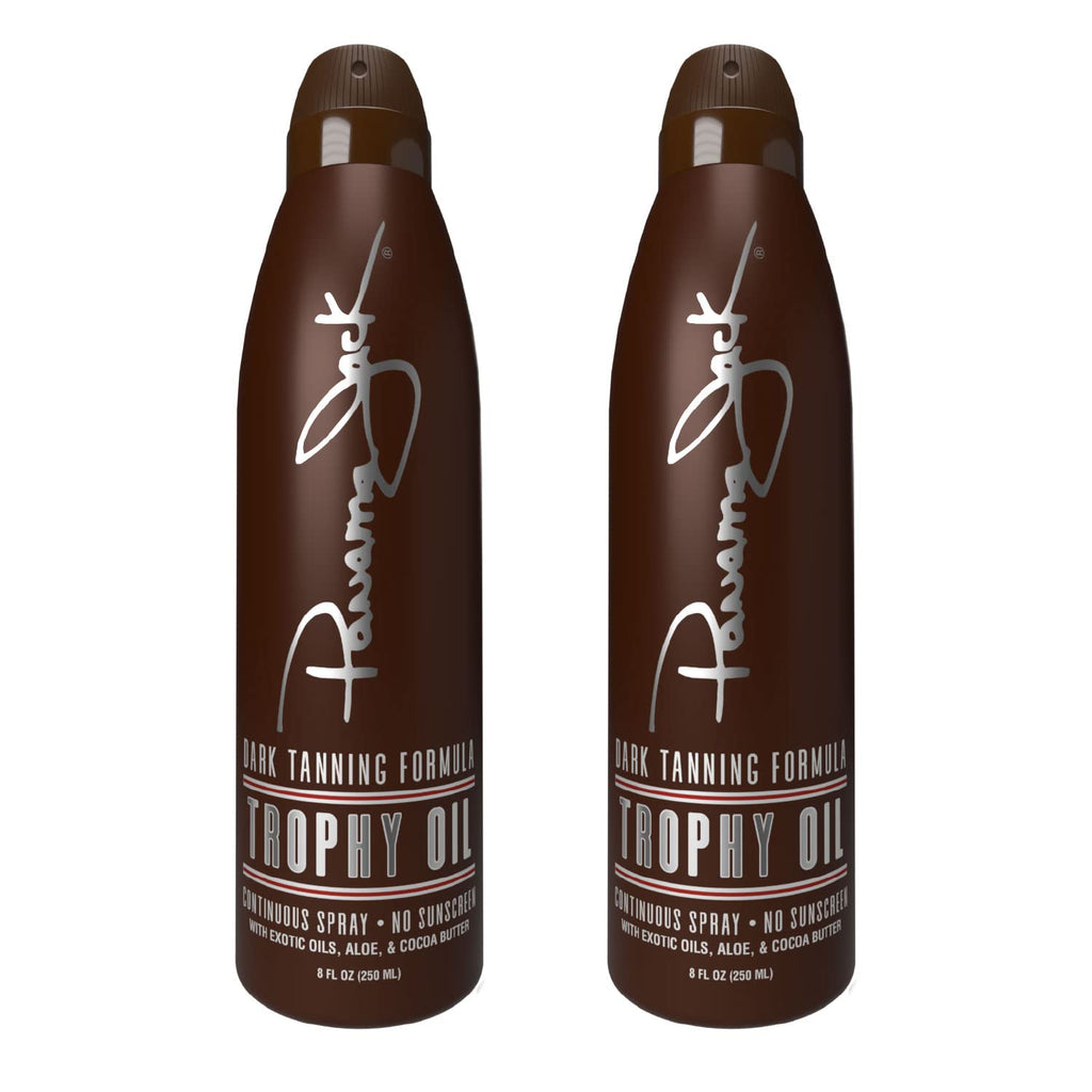 Panama Jack Trophy Suntan Oil – 0 SPF, Exotic Oils & Cocoa Butter, 5.5 oz (Pack of 6)