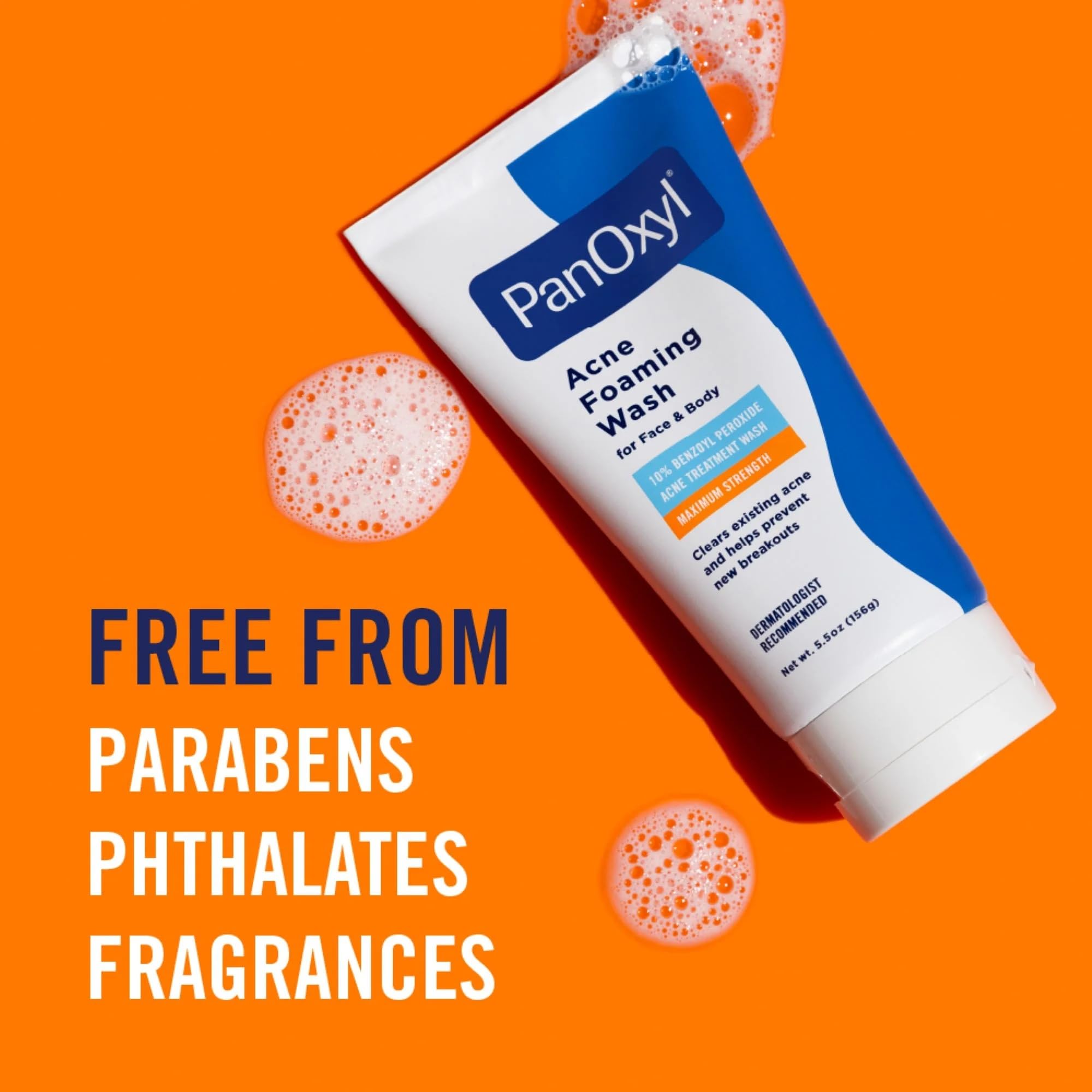 PanOxyl Foaming Acne Wash Maximum Strength 5.5 oz (Pack of 6)