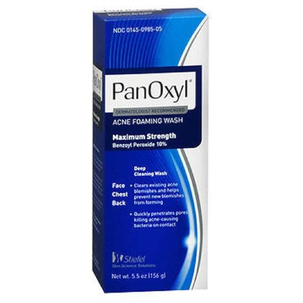 PanOxyl Foaming Acne Wash Maximum Strength 5.5 oz Pack of 3 – 09855