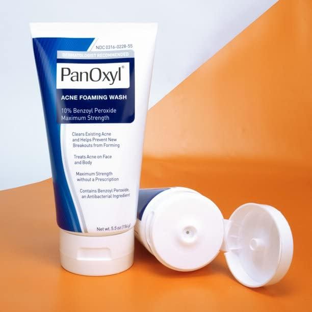 PanOxyl Foaming Acne Wash Maximum Strength 5.5 oz Pack of 3 – 09855
