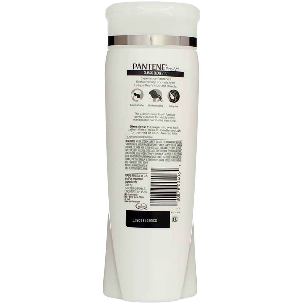 Pantene 2 in 1 Shampoo & Conditioner – Classic Clean | Pro-V Formula