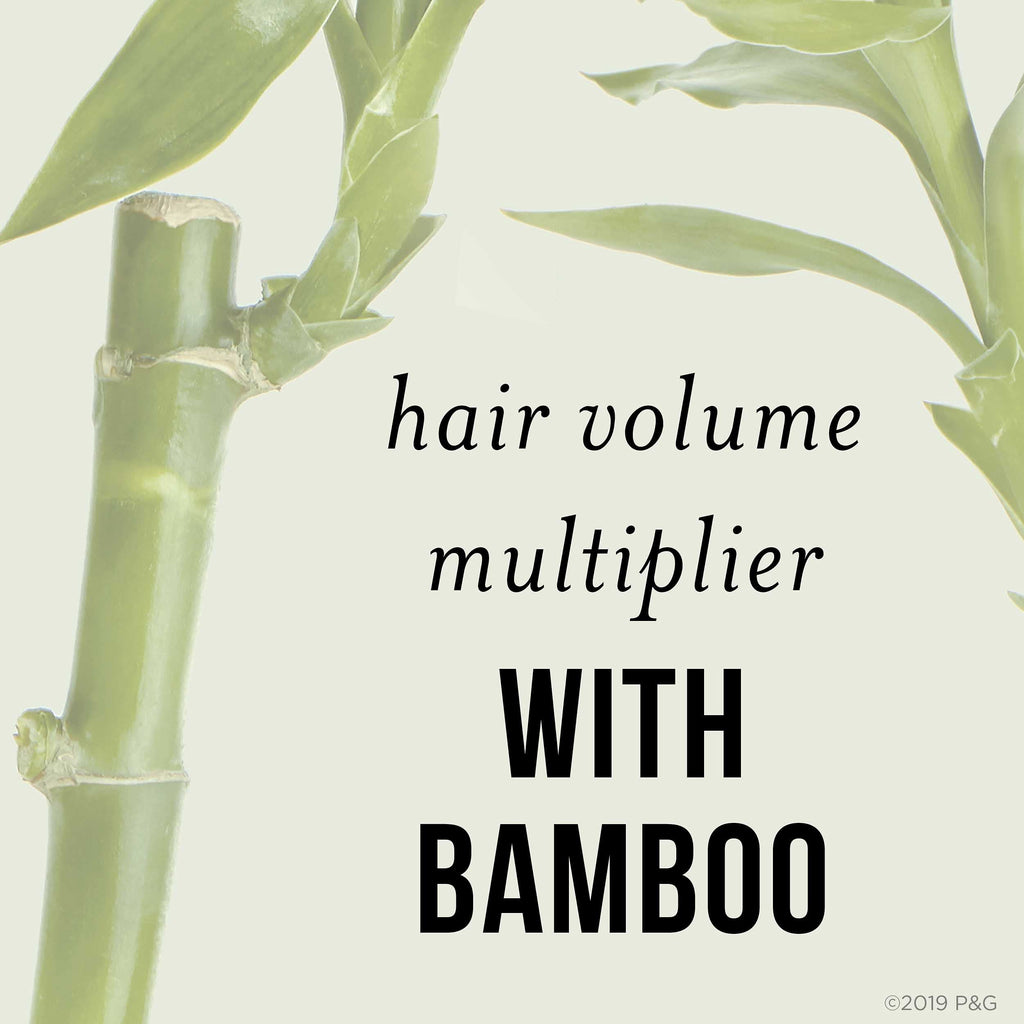 Pantene Volumizing Shampoo with Bamboo – 4x9.6 oz