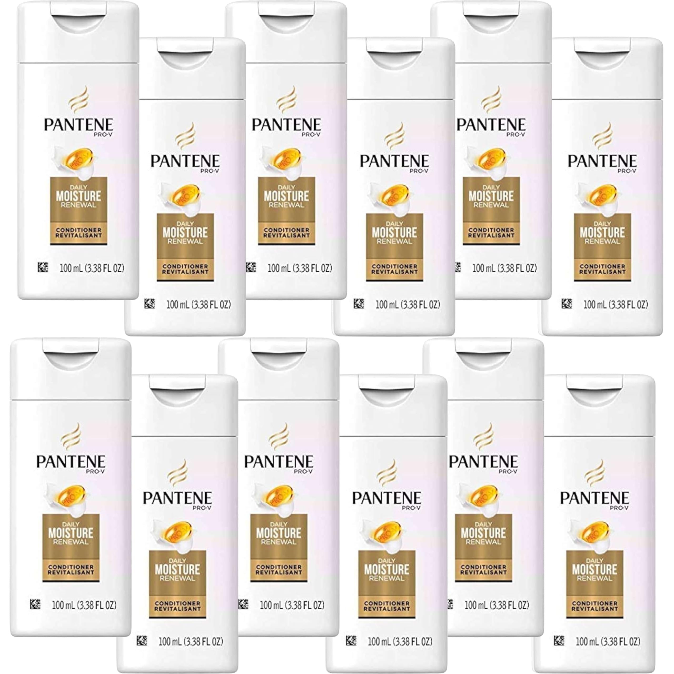 Pantene Daily Moisture Renewal Conditioner 3.38 oz — 12 Pack