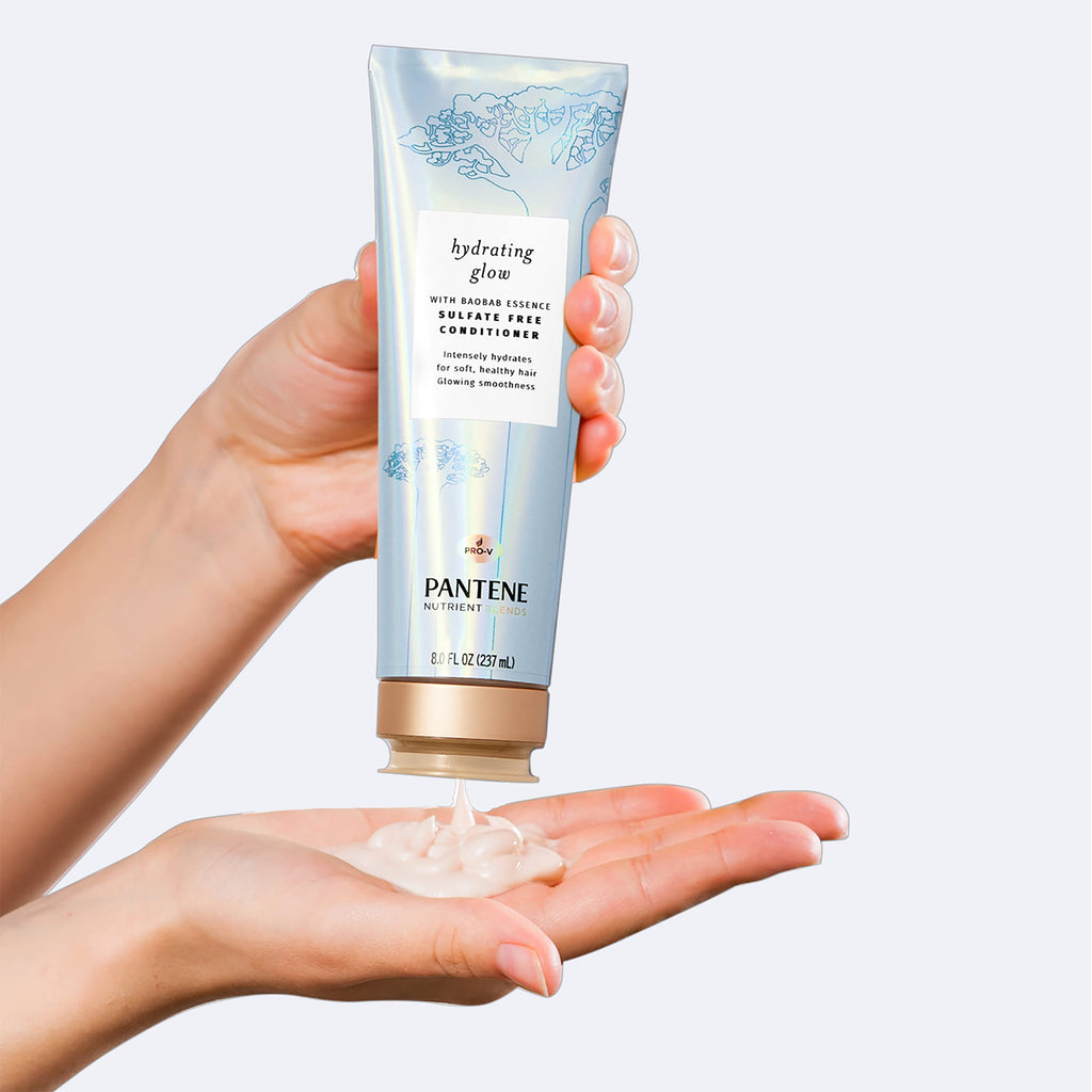 Pantene Sulfate-Free Conditioner with Baobab Essence | Hydrates Dry Hair, Color Safe 8 oz