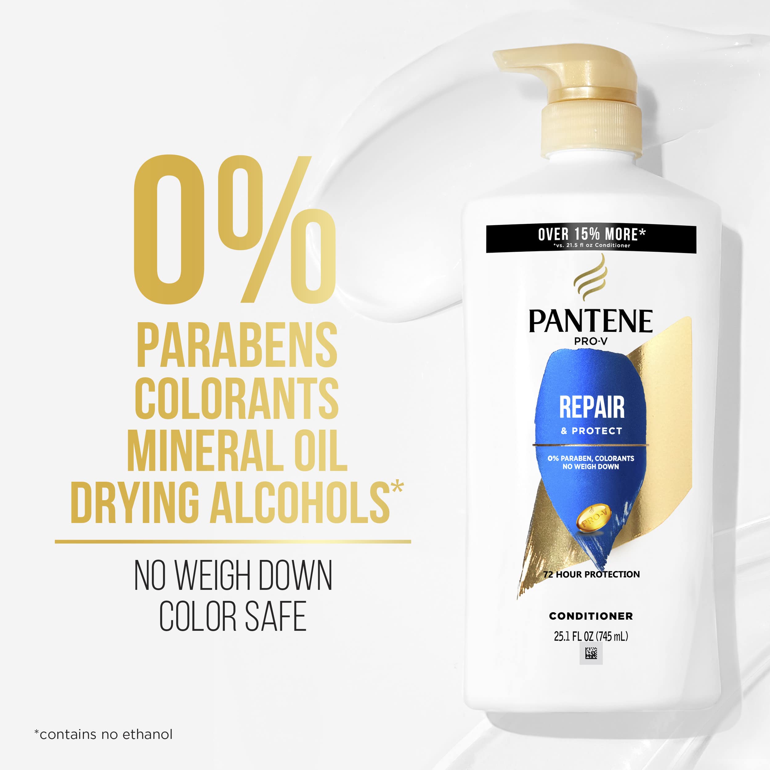 Pantene Twin Pack: Repair & Protect Conditioner for Damaged & Color-Treated Hair