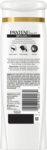 Pantene Pro-V Smooth & Sleek 2-in-1 Shampoo & Conditioner, 12.6 fl oz (Packaging May Vary)