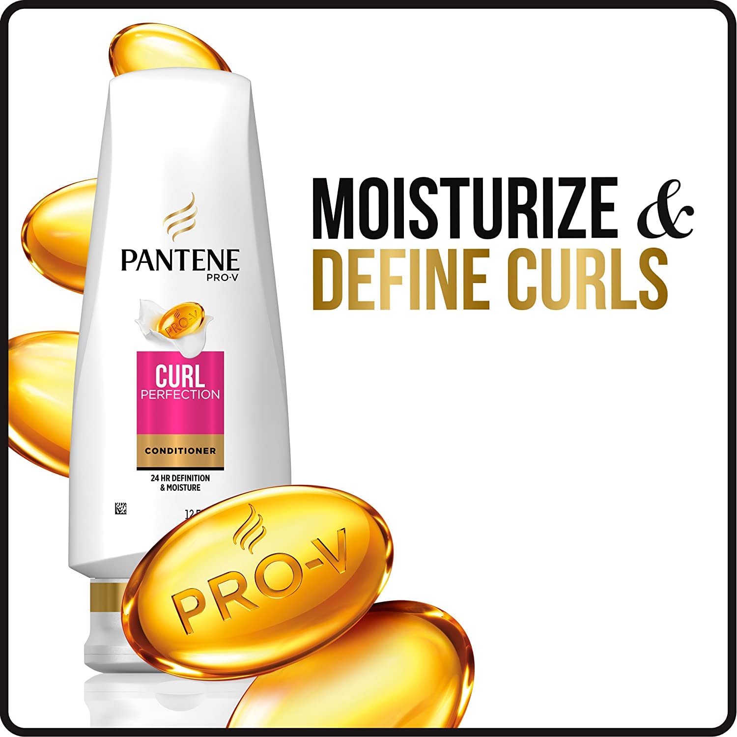 Pantene Pro-V Curl Perfection Moisturizing Conditioner – 12oz (Pack of 2)