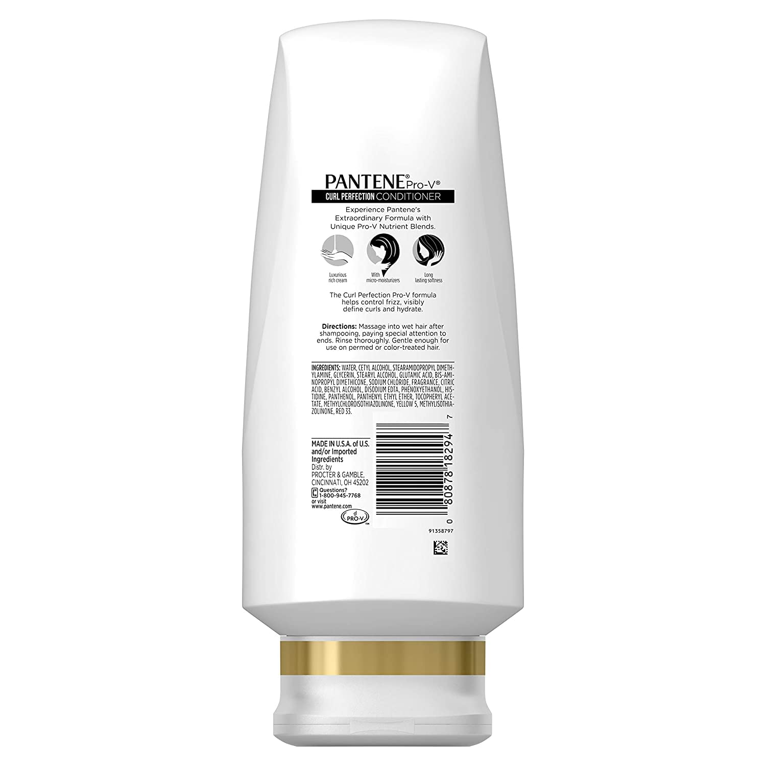 Pantene Pro-V Curl Perfection Moisturizing Conditioner – 12oz (Pack of 2)