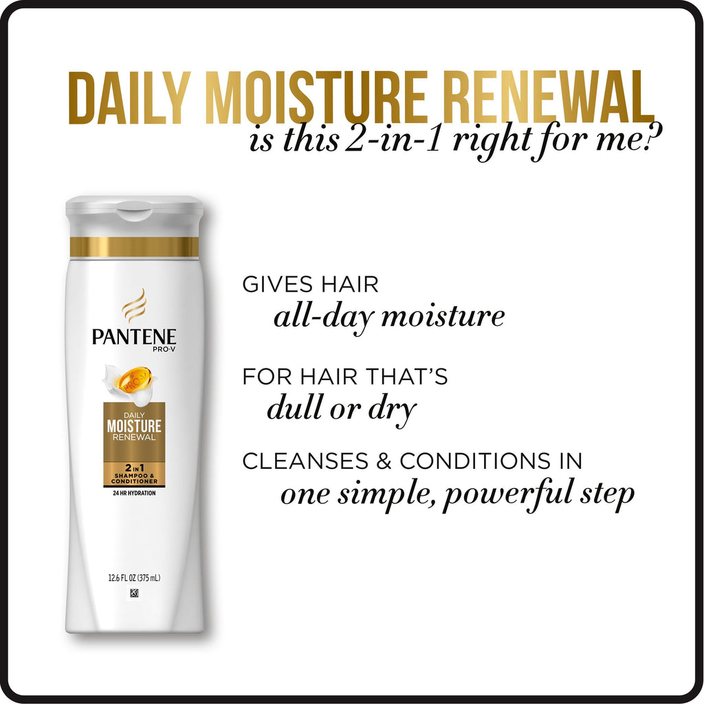 Pantene Pro-V Daily Moisture Renewal 2-in-1 Shampoo & Conditioner