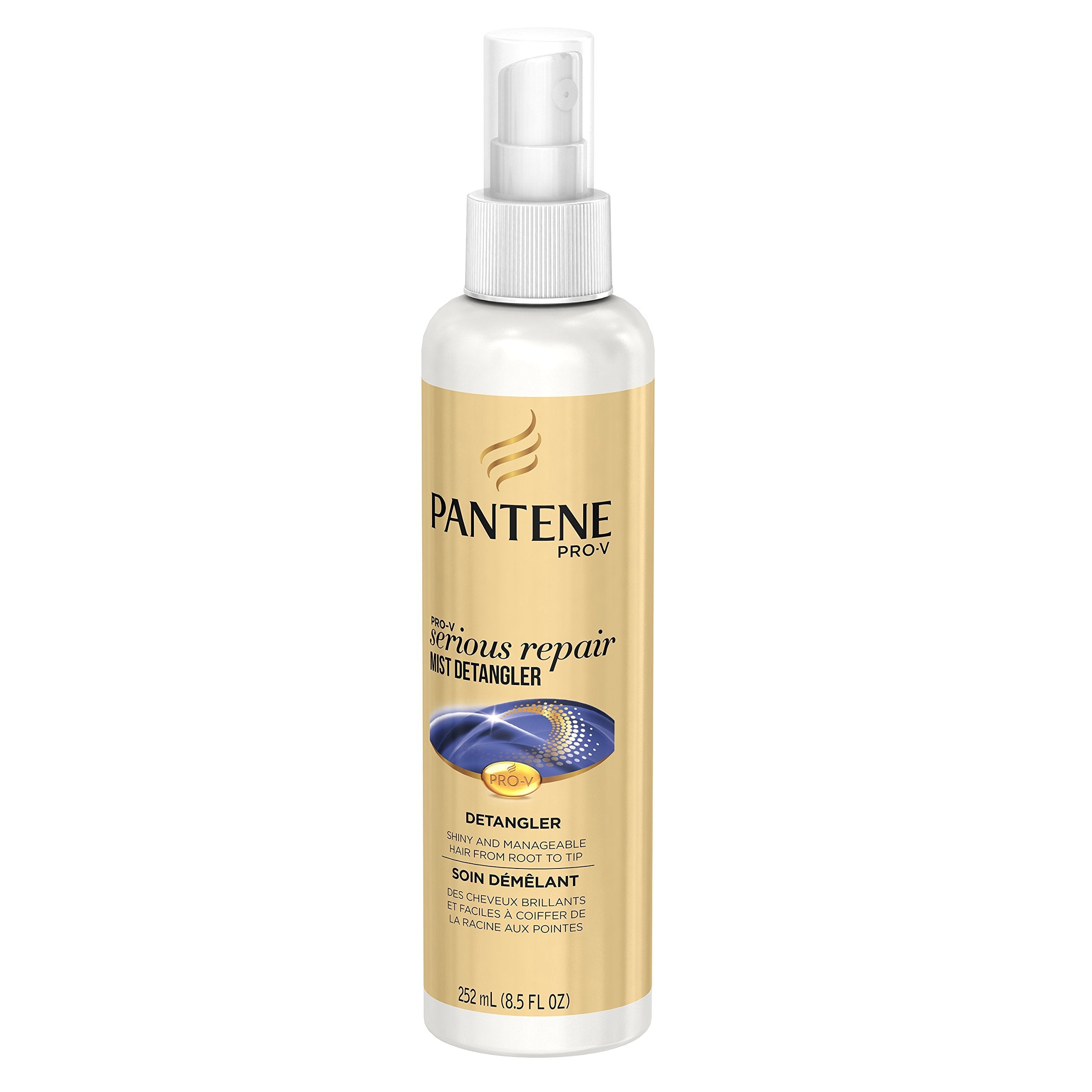 Pantene Pro-V Silkening Detangler – Medium-Thick Hair Solutions 8.5 oz, Pack of 3