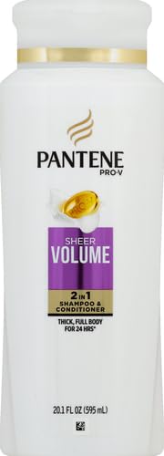Pantene Pro-V Sheer Volume 2-in-1 Shampoo & Conditioner, 20.1 fl oz