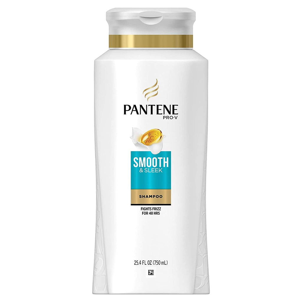 Pantene Pro-V Smooth & Sleek Shampoo, 25.4 fl oz – Frizz Control & Hydration