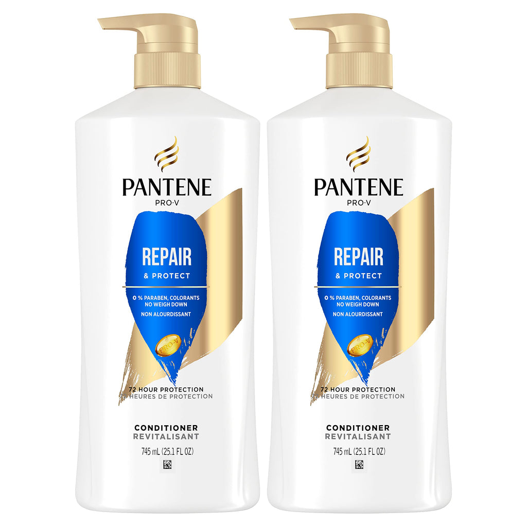 Pantene Twin Pack: Repair & Protect Conditioner for Damaged & Color-Treated Hair