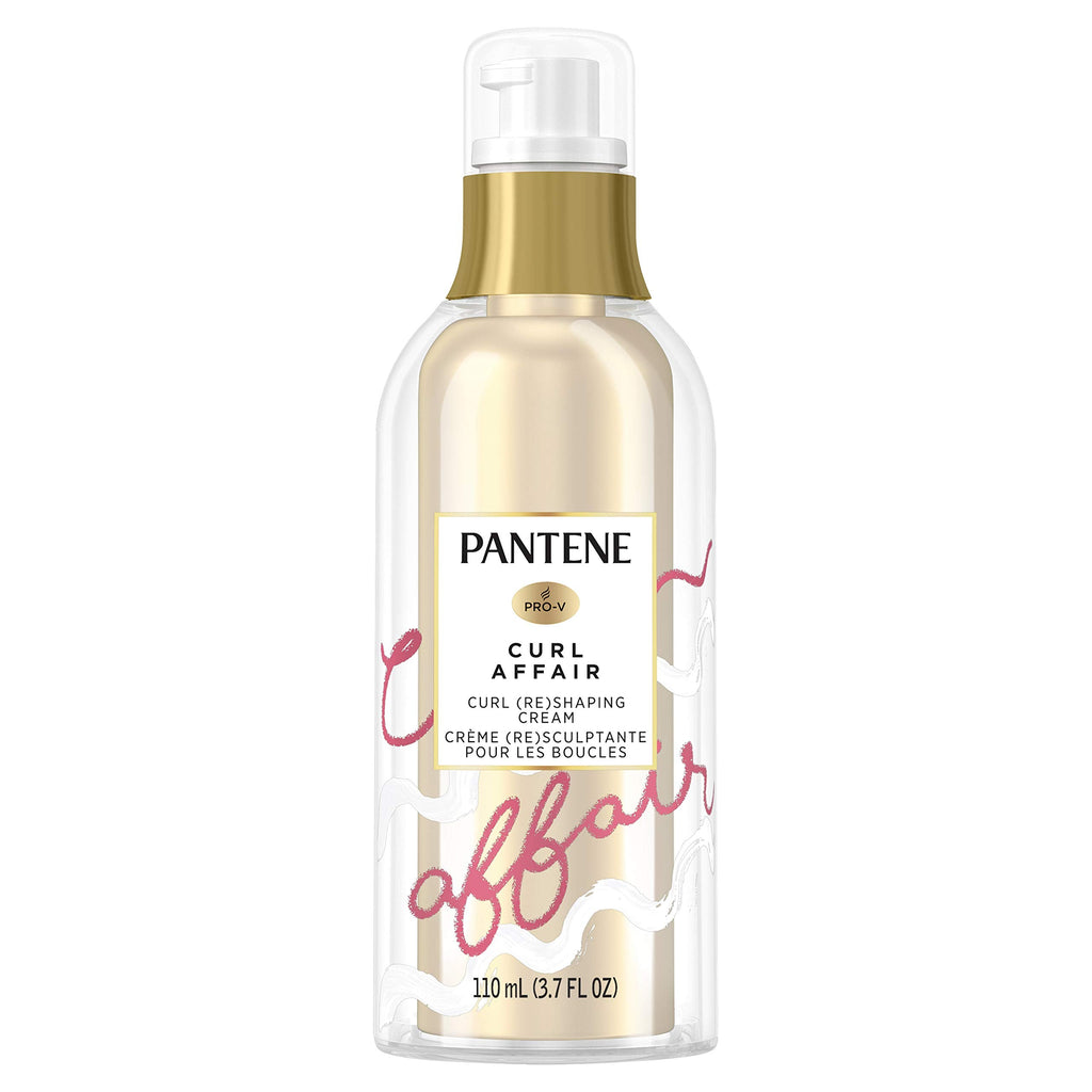 Pantene Sulfate-Free Curl Affair Curl (Re) Shaping Cream with Blackcurrant – 3.7 oz / 2.904 Fl oz