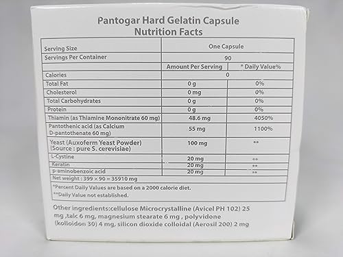 Pantogar — Pantovigar Hair & Nails Care, 90 Capsules (1-Month Supply)
