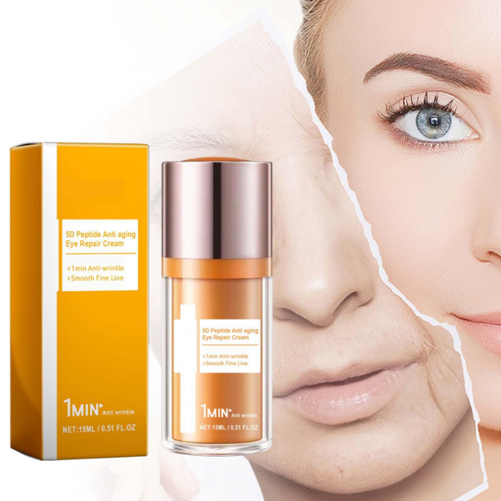 PAPA FEEL Eye Cream | 5D Peptide for Dark Circles & Fine Lines
