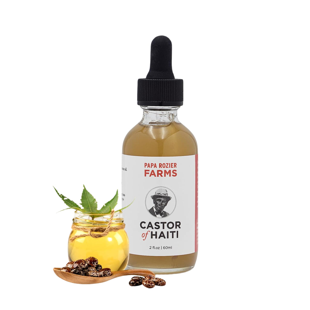 Papa Rozier Farms Pure Organic Castor Oil for Hair Growth, Skin Moisturizer, Lash & Brow Treatment – 2 oz (Pack of 1)