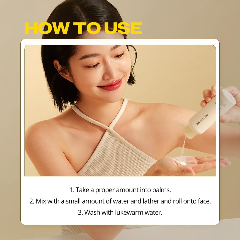 Papa Recipe Blemish Enzyme Powder Rice Cleanser — Gentle Triple Exfoliation, Low pH Skincare