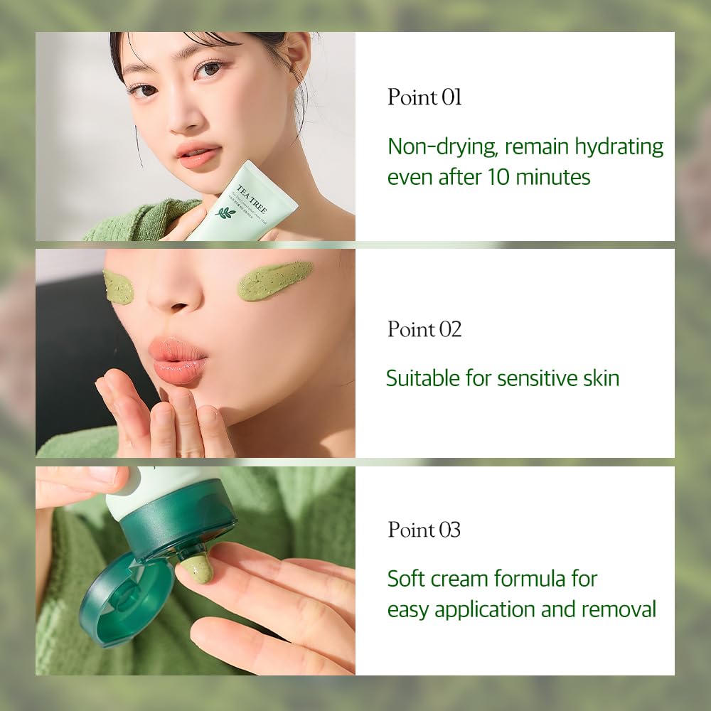 Papa Recipe Tea Tree Mud Mask – Pore Care & Oil Control