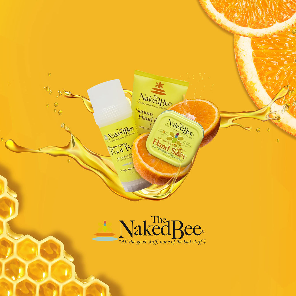 The Naked Bee Orange Blossom Hand Salve - 3 Pack (1.5 oz Each)