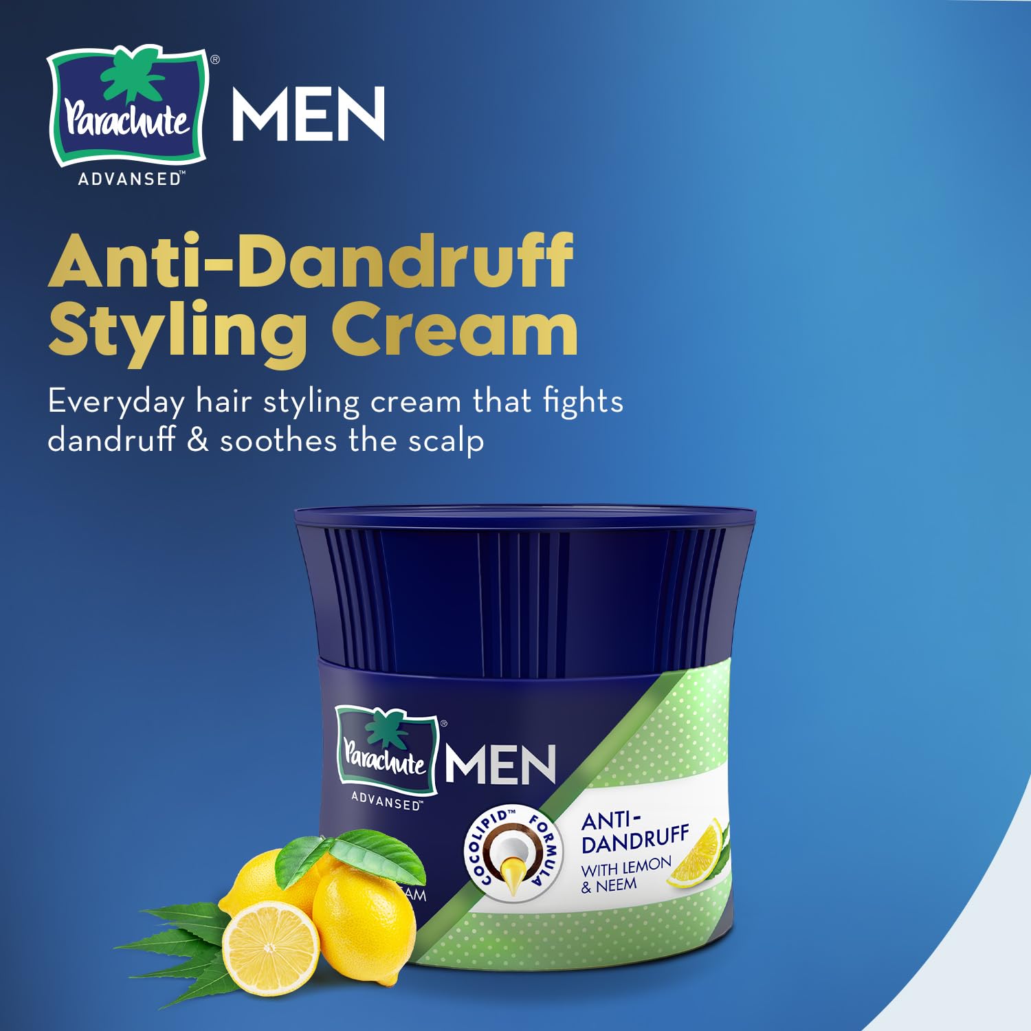 Parachute Advansed Men Hair Cream – Anti-Dandruff (100g) Pack of 3