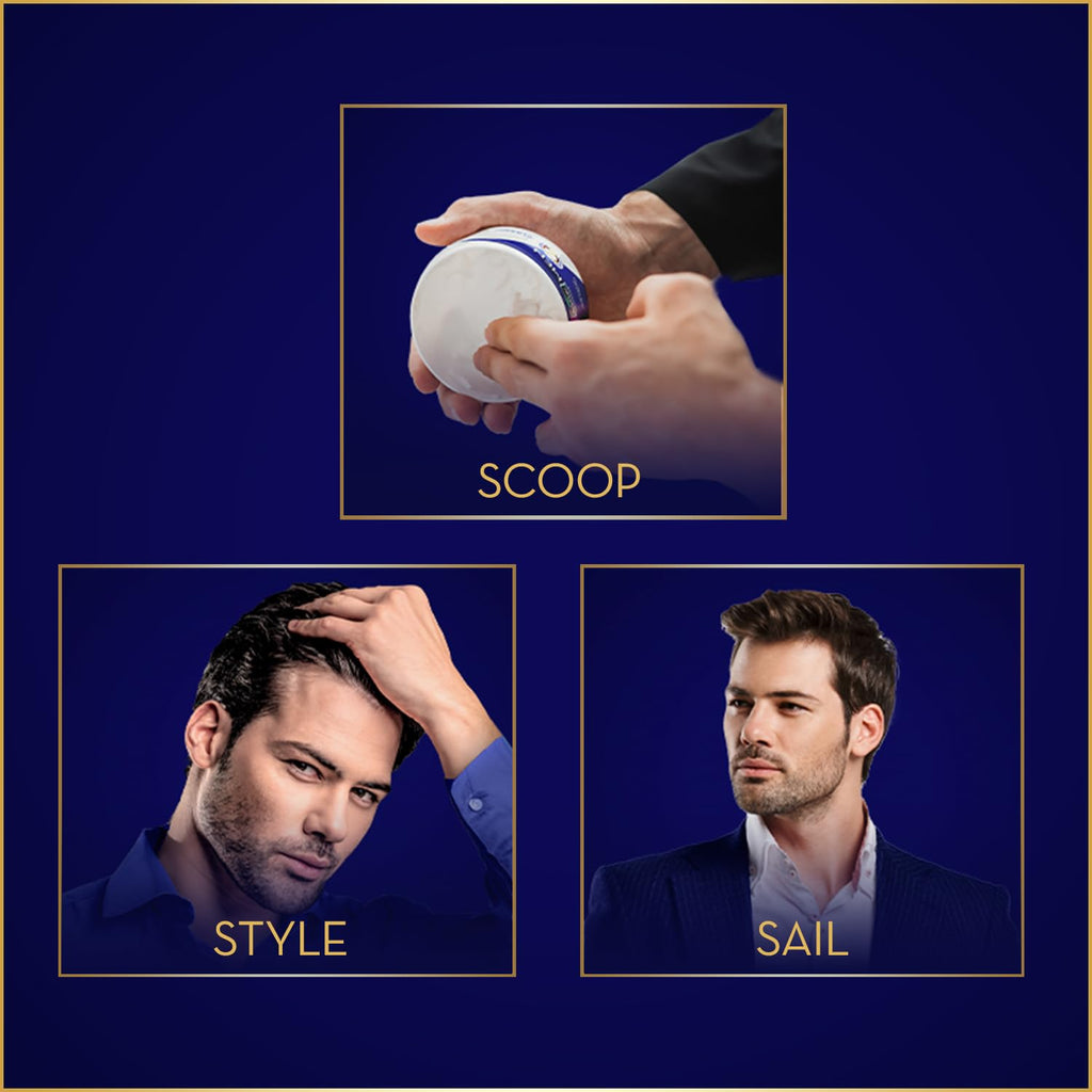 Parachute Advansed Hair Cream for Men – Coconut Moisturizing, Non-Sticky, After Shower, Pack of 3
