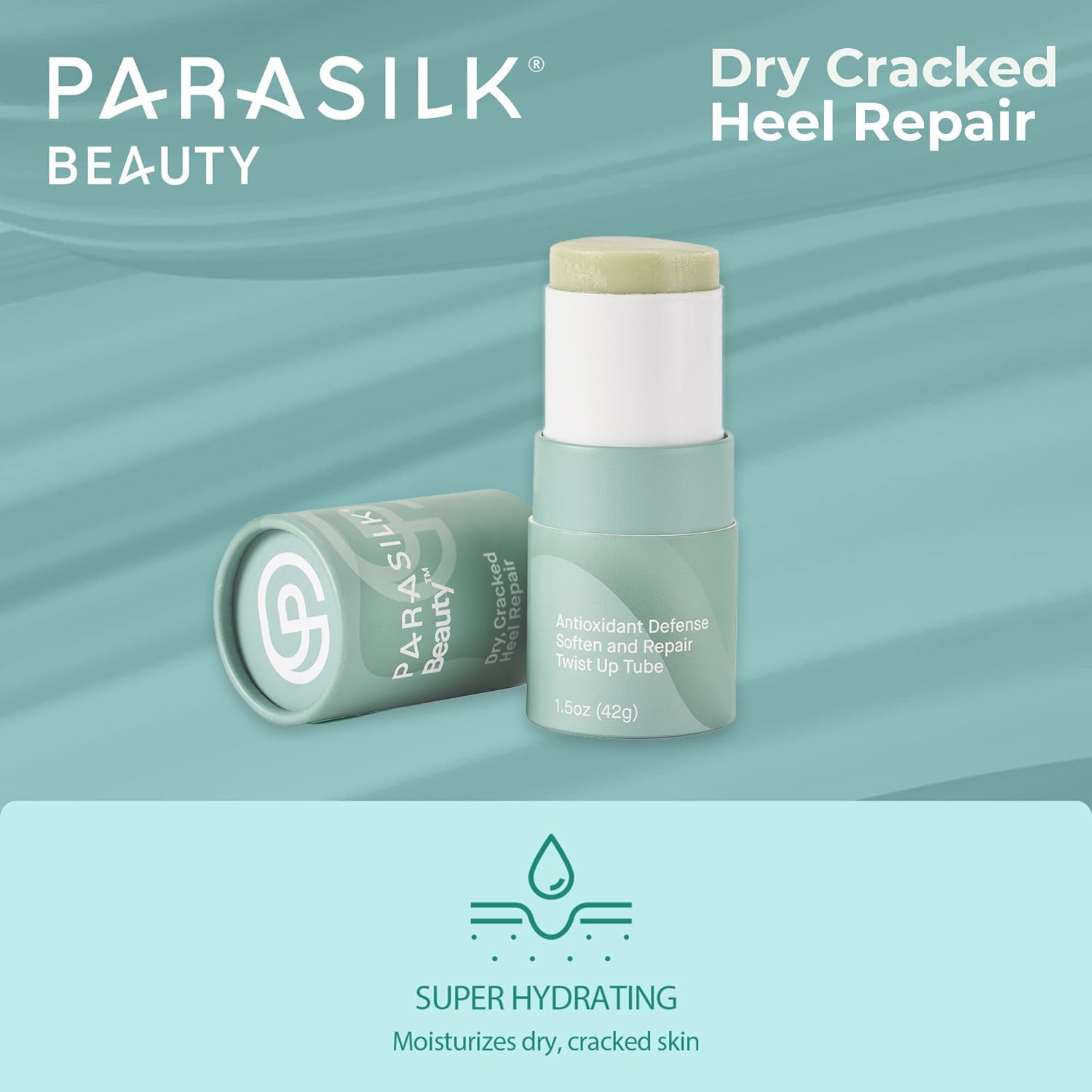 Parasilk Beauty Lemongrass Heel Repair Stick - Moisturizing Nighttime Foot Balm