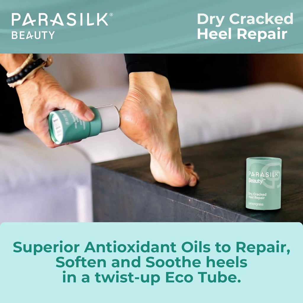 Parasilk Beauty Lemongrass Heel Repair Stick - Moisturizing Nighttime Foot Balm