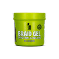 Pardon My Fro Braiding Gel - Strong Hold, Sleek Edges & No Flakes - 16 oz