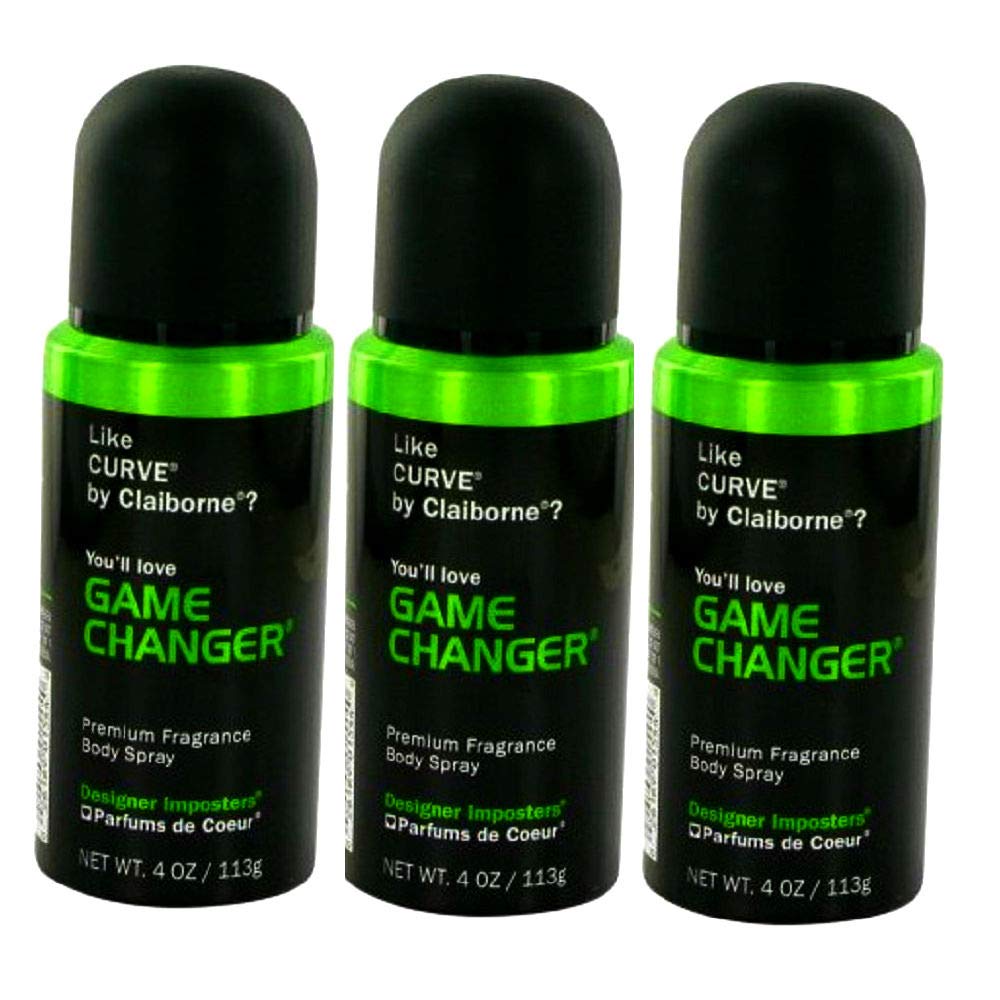 Parfums De Coeur Game Changer 4 oz Fragrance Body Spray – Pack of 3