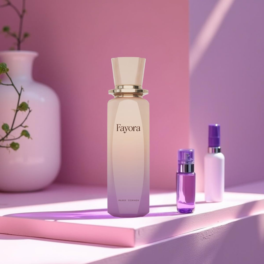 Paris Corner Fayora EDP 3.4 oz | Unisex Floral Fruity Scent with Passion Fruit, Rose & Jasmine