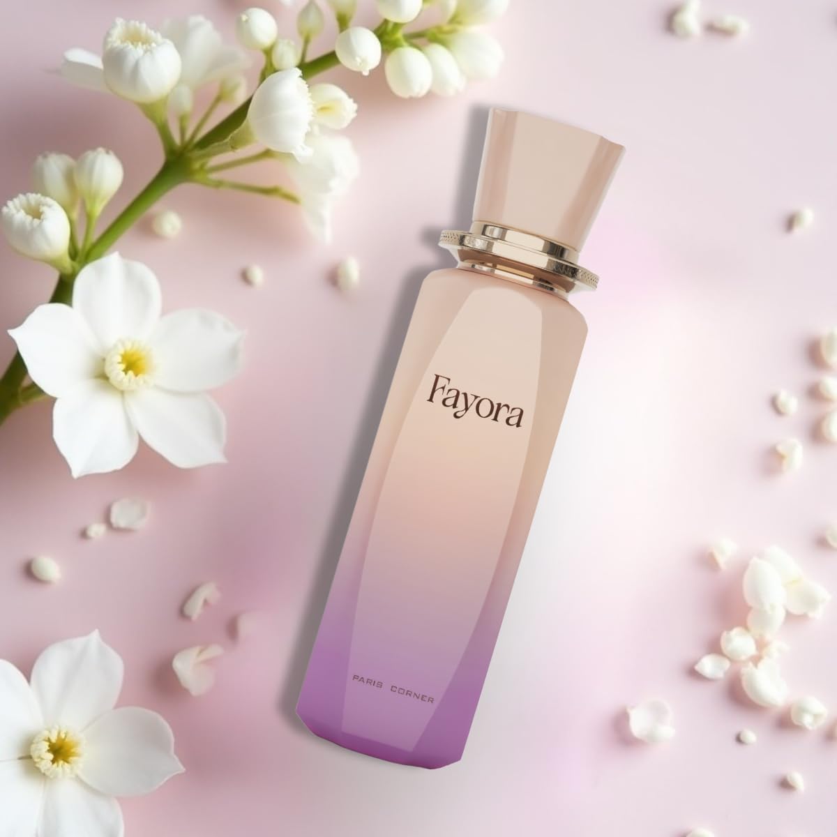 Paris Corner Fayora EDP 3.4 oz | Unisex Floral Fruity Scent with Passion Fruit, Rose & Jasmine